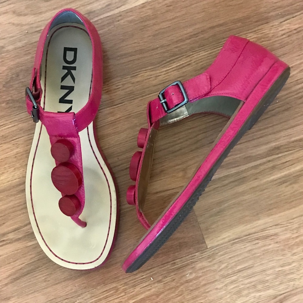 PRICE DROP!!! DKNY Pink sandals